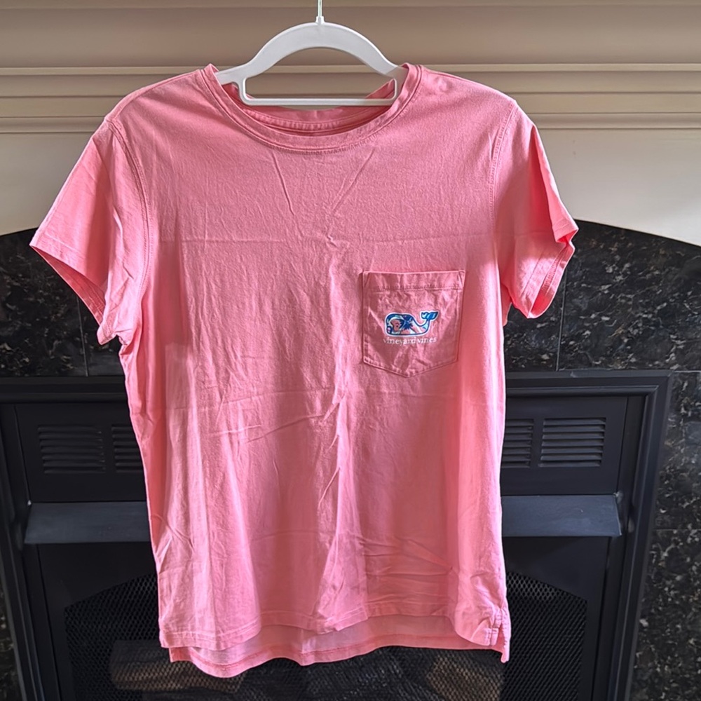 Vineyard Vines Pink Short Sleeve Tee